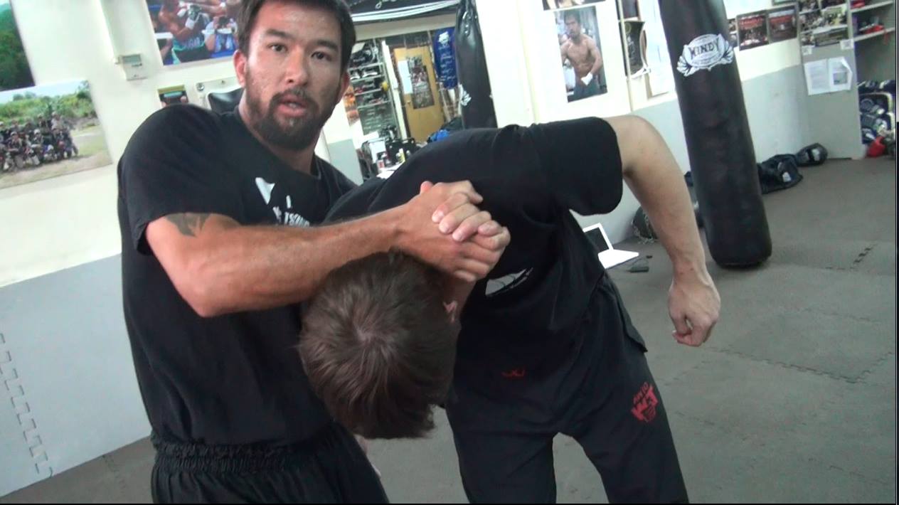 Simulace reálné sebeobrany Wing Tsun